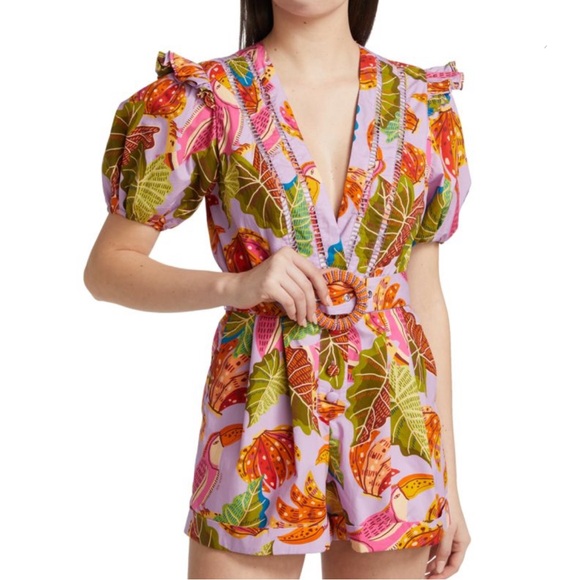 FARM Rio belted romper - Picture 2 of 6